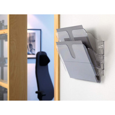 Držáky na prospekty Flexiplus - 2 / A4 / čirý / na šířku