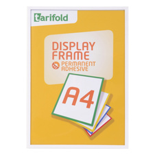 Kapsy samolepicí Display Frame - A4 / bílá