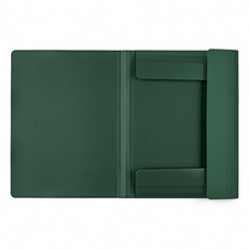 Spisové desky A4 VERDE s gumou - zelená