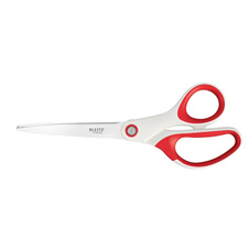 Nůžky Leitz WOW kancelářské titanové 20,5 cm / bílo-červená