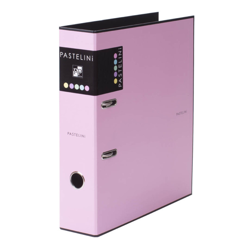 Pořadač A4 pákový PASTELINi - 7 cm / růžová
