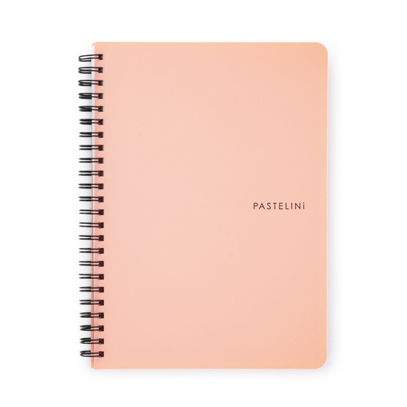 Blok kroužkový PASTELINi - A5 / linka / oranžová