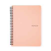 Blok kroužkový PASTELINi - A5 / linka / oranžová