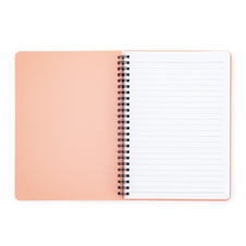 Blok kroužkový PASTELINi - A5 / linka / oranžová