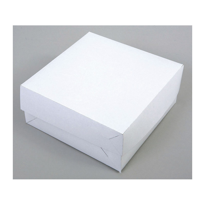 Dortová krabice bílá - 20 x 20cm / malá