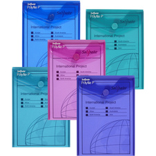 Spisové desky s drukem na výšku Electra - A6 / barevný mix