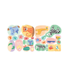 Samolepky pro nejmenší - Zvířátka v ZOO