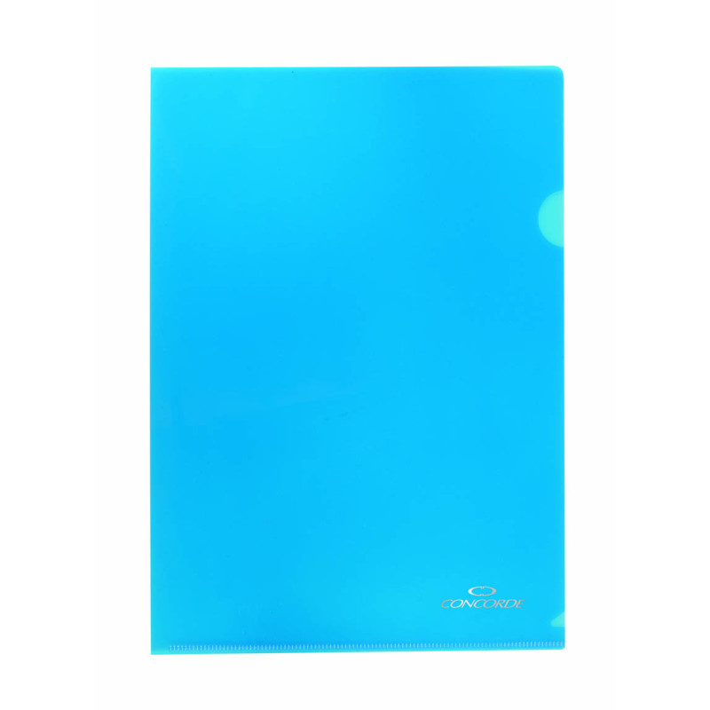 Zakládací obal A4 barevný - tvar L / modrá / 10 ks