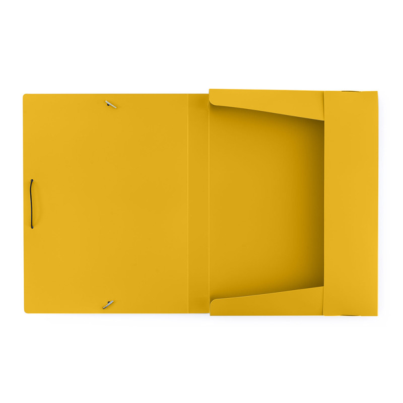 Box na spisy A4 VERDE s gumou - horčice