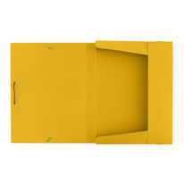 Box na spisy A4 VERDE s gumou - horčice