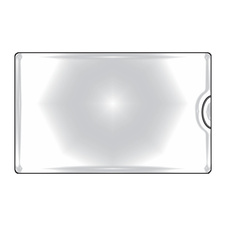 Samolepicí kapsy na vizitky - boční vkládání / 10 ks