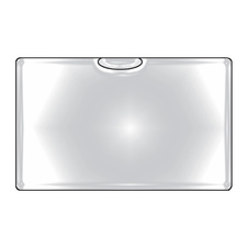 Samolepicí kapsy na vizitky - horní vkládání / 6 ks