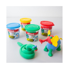 Modelovací hmota KORES MAGIK CLAY LOLLIPOPZ - klasické barvy 4x40 g