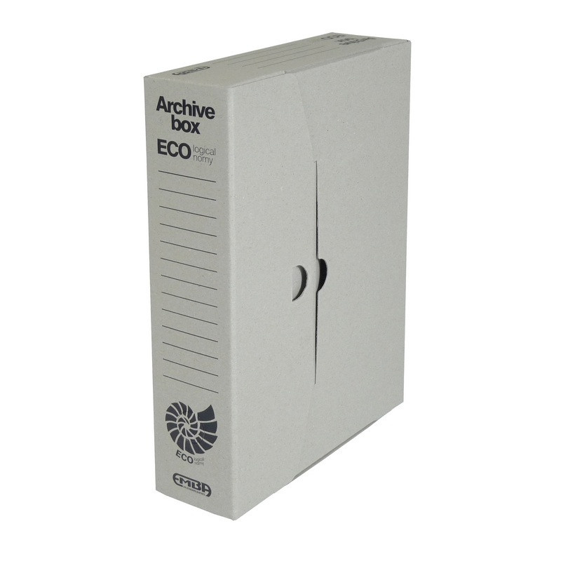 Archivní box Emba Economy / 32,5 x 24 x 7,5 cm / černá