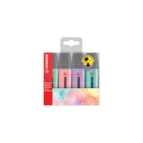 Zvýrazňovač STABILO® BOSS ORIGINAL PASTEL / sada 4 ks