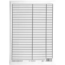 Podložka do sešitů A4 PVC - linka / linka
