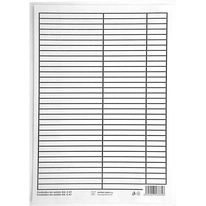 Podložka do sešitů A4 PVC - linka / linka