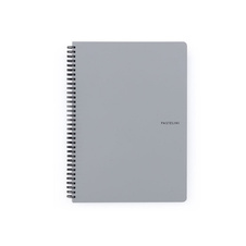 Blok kroužkový PASTELINi - A4 / linka / šedá