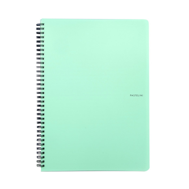 Blok kroužkový PASTELINi - A4 / linka / zelená