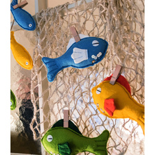 Rybářská síť natural - 1 x 1 m