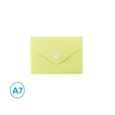 Spisové desky s drukem LUMA - A7 / pastelová žlutá
