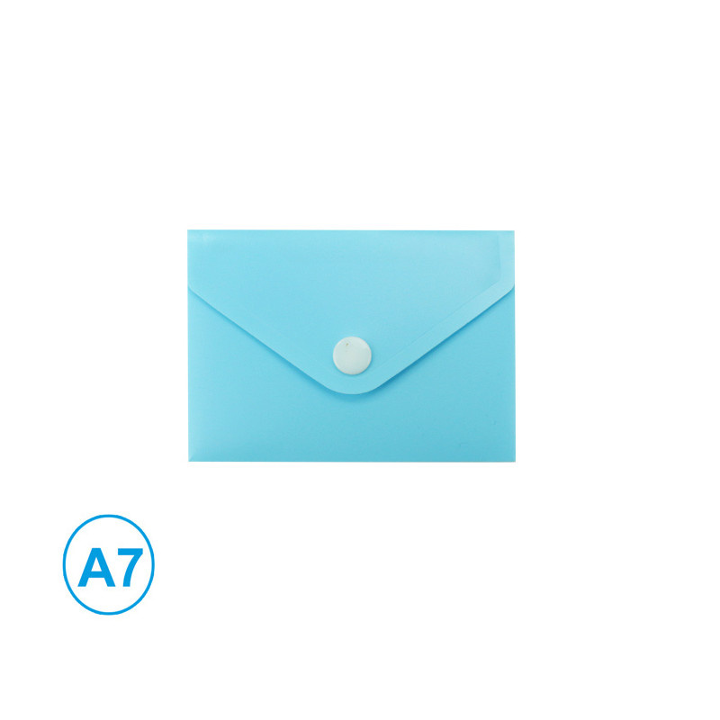 Spisové desky s drukem LUMA - A7 / pastelová modrá