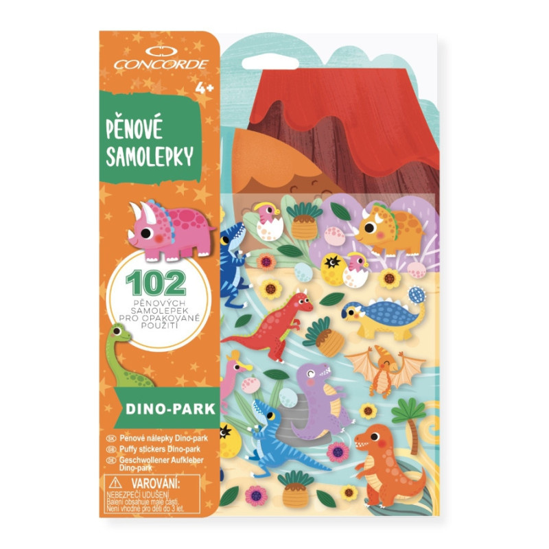 Samolepky pěnové CONCORDE - Dino park