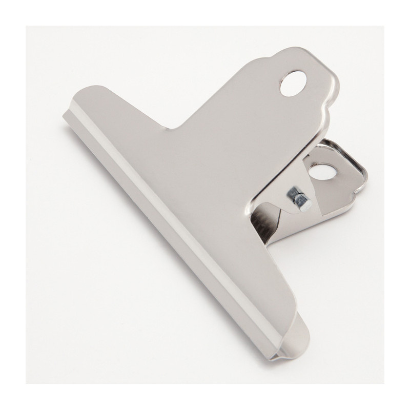 Klipy kovové stříbrné - 145 mm