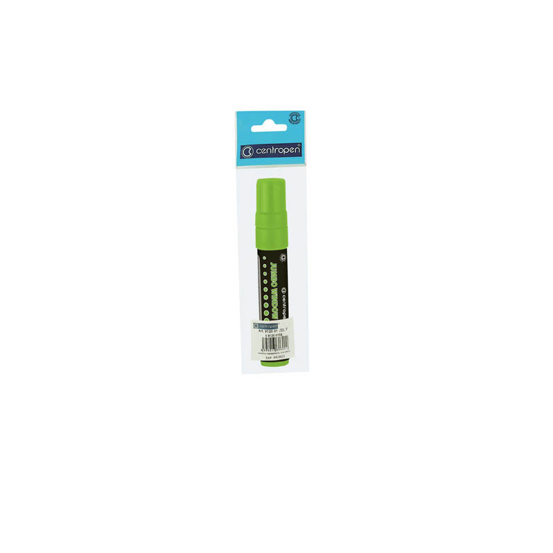 Značkovač Centropen 9120 JUMBO WINDOW - FLUO zelená