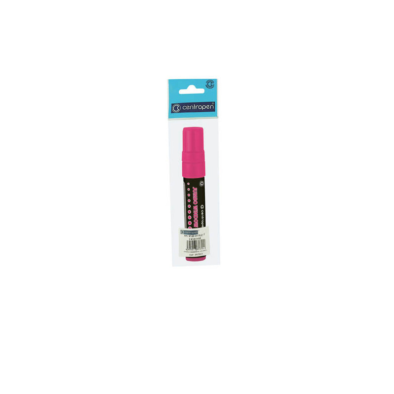 Značkovač Centropen 9120 JUMBO WINDOW - FLUO růžová