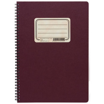 Blok BOBO Retro s boční spirálou - A4 / linka