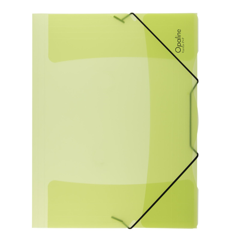 Spisové desky A4 s gumou Opaline - zelená