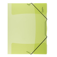 Spisové desky A4 s gumou Opaline - zelená