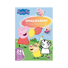 Omalovánky A4 se samolepkami - Prasátko Peppa