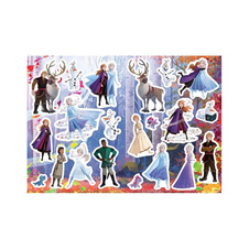 Omalovánky A4 se samolepkami - Ledové království