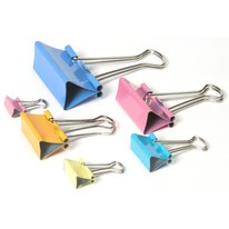 Klipy kovové barevné RON - 25 mm