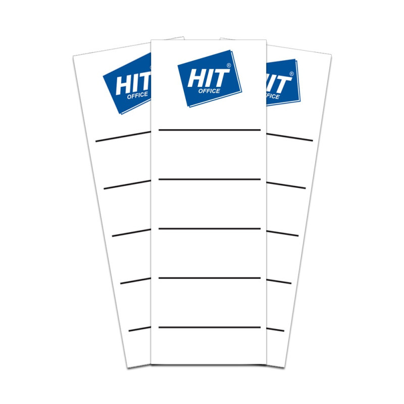 Štítky na pořadače samolepicí - pro pořadače šíře 50 mm / 10 ks