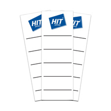 Štítky na pořadače samolepicí - pro pořadače šíře 75 mm / 10 ks