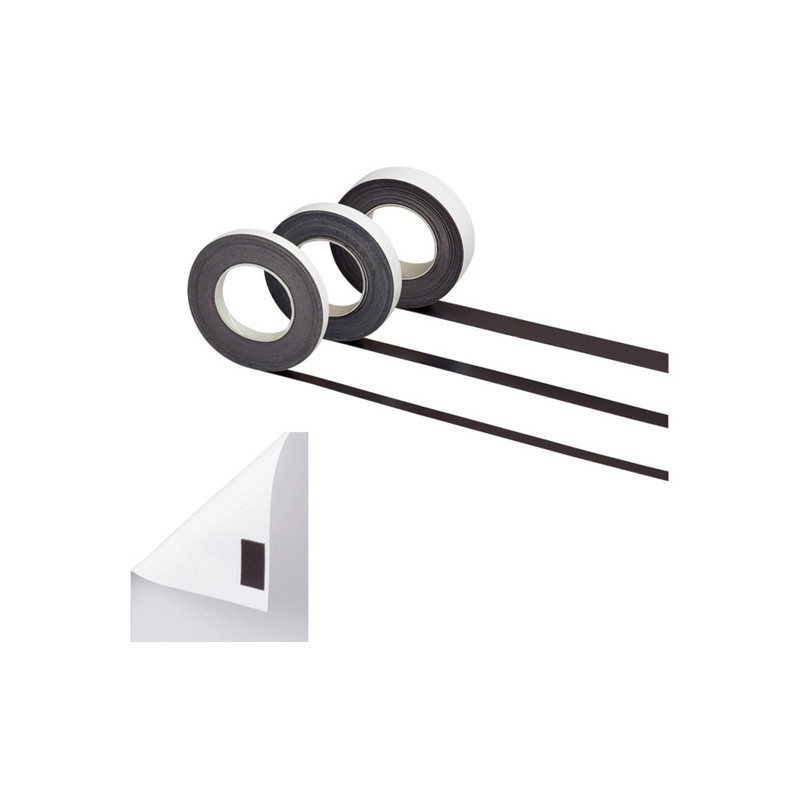 Magnetické pásky samolepicí Hebel - 10 mm x 10 m