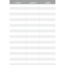 Sešit na slovíčka - A5 / 40 listů