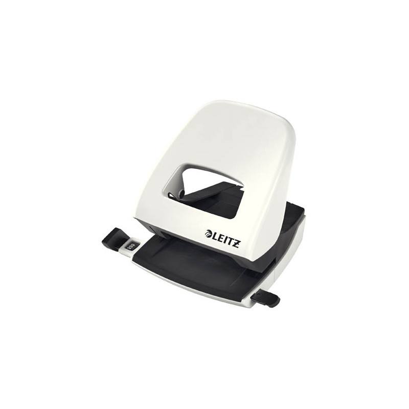 Kancelářský děrovač Leitz NeXXt 5008 / perleťově bílá - 30 listů
