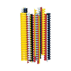 Hřbety pro kroužkovou vazbu - 16 mm / červená / 100 ks