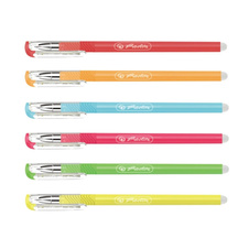 Kuličkové pero gumovací Herlitz - neonový mix