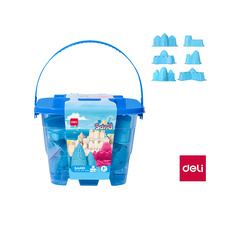 Písek kinetický DELI 500 g - modrá