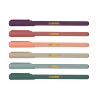 Kuličkové pero Kores K0 - vintage mix / sada 6 ks