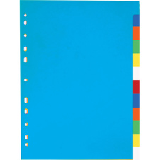 Rozdružovač A4 plastový barevný - 2 x 5 barev