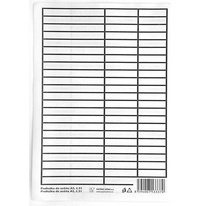 Podložka do sešitů A5 PVC - linka / linka