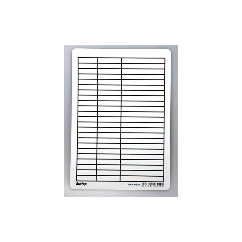 Podložka do sešitů A5 PVC - linka / čtvereček