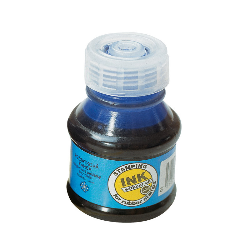 Razítková barva - modrá