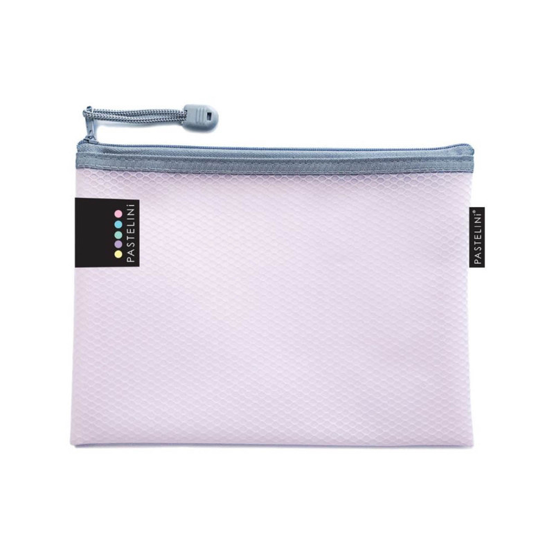 Spisové desky na zip síťované PASTELINi - A5 / růžová